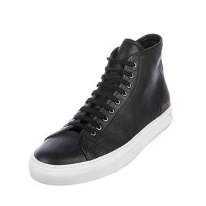 Common Projects Men's Leather High-Top Shoe